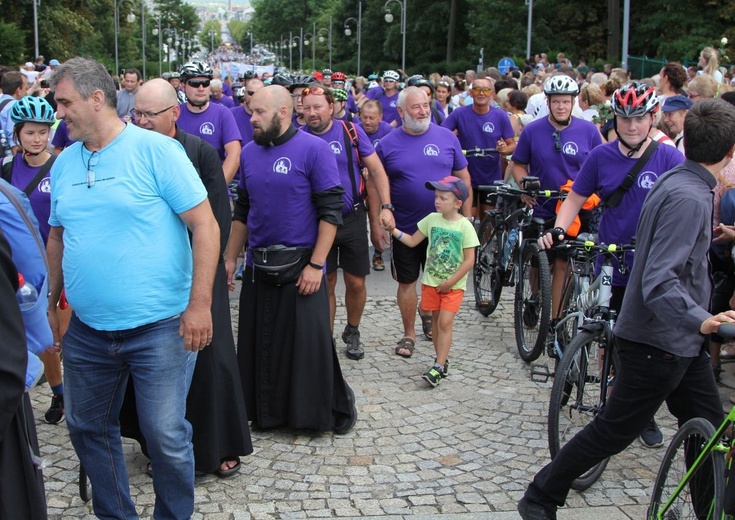 Powitanie 17. Andrychowskiej Pielgrzymki Rowerowej na Jasnej Górze - 2019