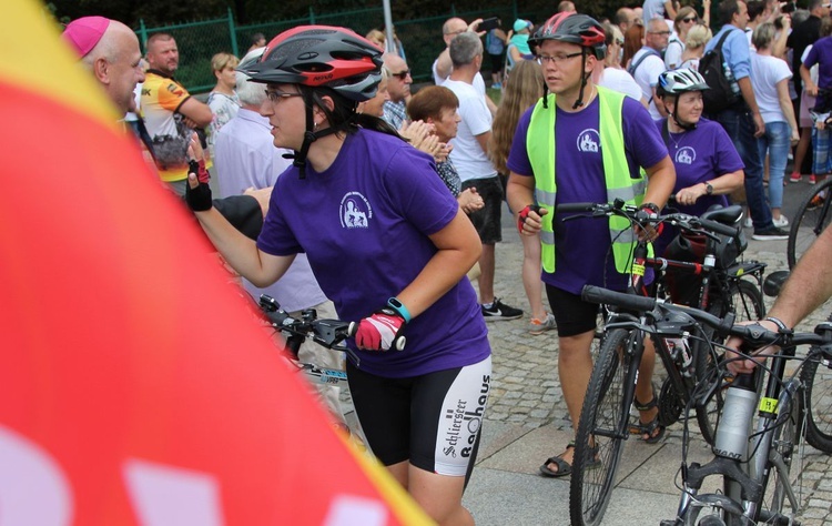 Powitanie 17. Andrychowskiej Pielgrzymki Rowerowej na Jasnej Górze - 2019