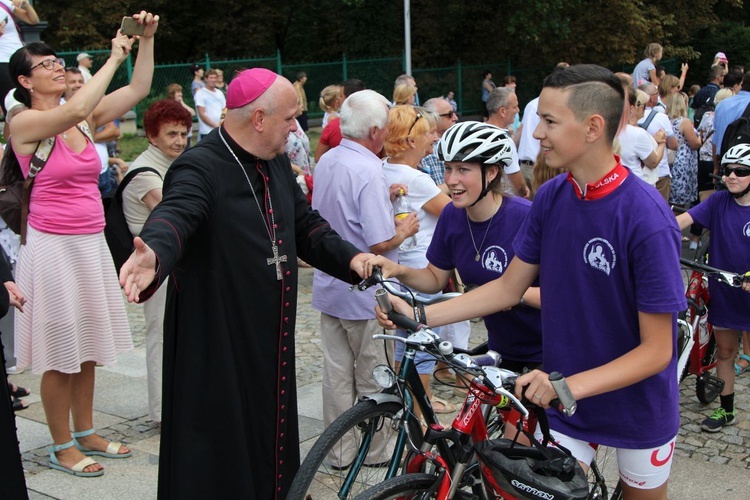 Powitanie 17. Andrychowskiej Pielgrzymki Rowerowej na Jasnej Górze - 2019