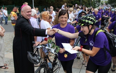 Powitanie 17. Andrychowskiej Pielgrzymki Rowerowej na Jasnej Górze - 2019