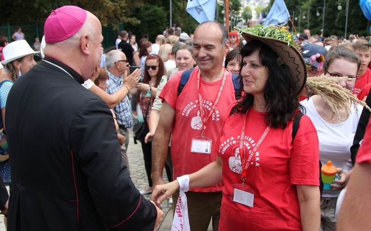 Powitanie 28. Pielgrzymki Cieszyńskiej na Jasnej Górze - 2019