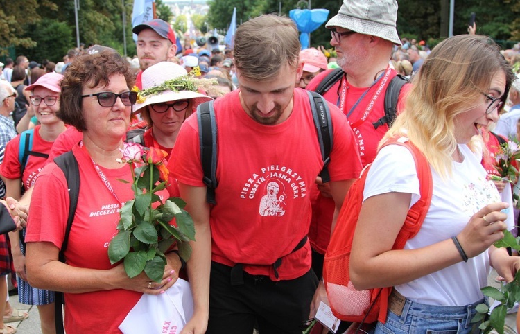 Powitanie 28. Pielgrzymki Cieszyńskiej na Jasnej Górze - 2019