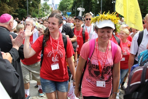 Powitanie 28. Pielgrzymki Cieszyńskiej na Jasnej Górze - 2019