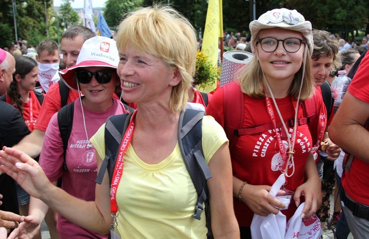 Powitanie 28. Pielgrzymki Cieszyńskiej na Jasnej Górze - 2019