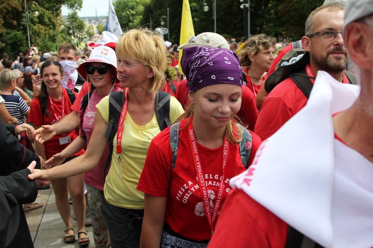 Powitanie 28. Pielgrzymki Cieszyńskiej na Jasnej Górze - 2019