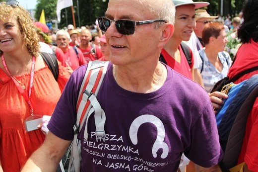 Powitanie 28. Pielgrzymki Cieszyńskiej na Jasnej Górze - 2019