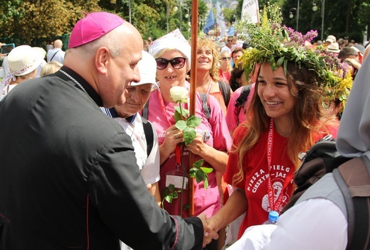 Powitanie 28. Pielgrzymki Cieszyńskiej na Jasnej Górze - 2019