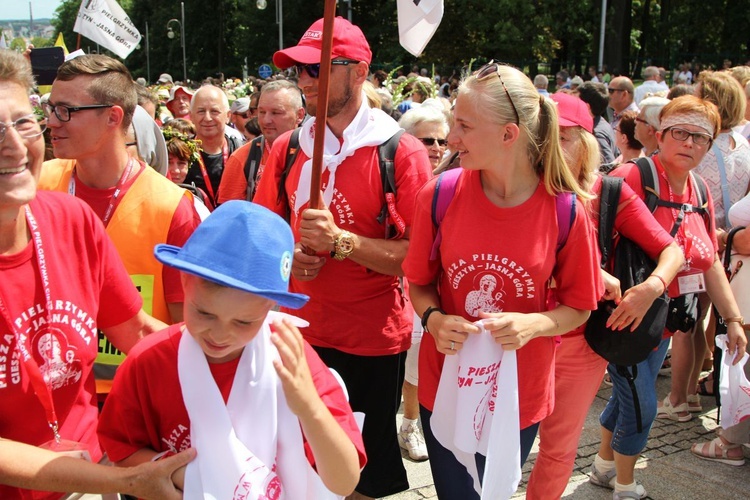 Powitanie 28. Pielgrzymki Cieszyńskiej na Jasnej Górze - 2019