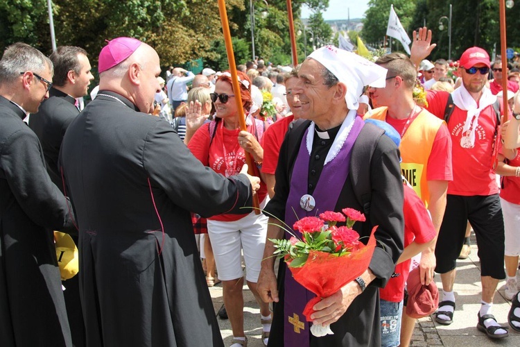 Powitanie 28. Pielgrzymki Cieszyńskiej na Jasnej Górze - 2019