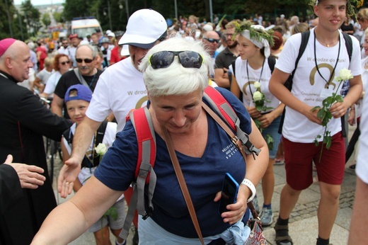 Powitanie 18. Pielgrzymki Czechowickiej na Jasnej Górze - 2019