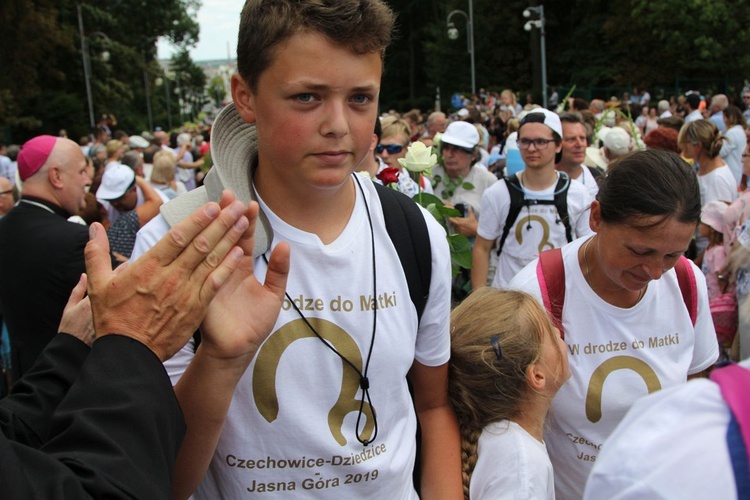 Powitanie 18. Pielgrzymki Czechowickiej na Jasnej Górze - 2019