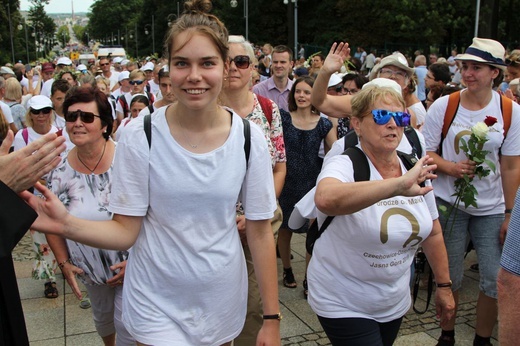 Powitanie 18. Pielgrzymki Czechowickiej na Jasnej Górze - 2019