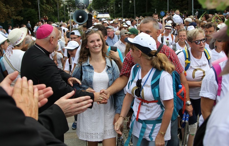 Powitanie 18. Pielgrzymki Czechowickiej na Jasnej Górze - 2019