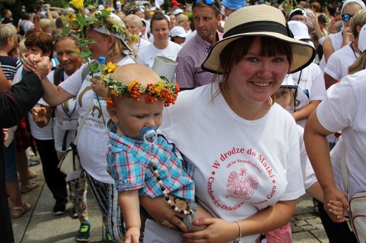Powitanie 18. Pielgrzymki Czechowickiej na Jasnej Górze - 2019