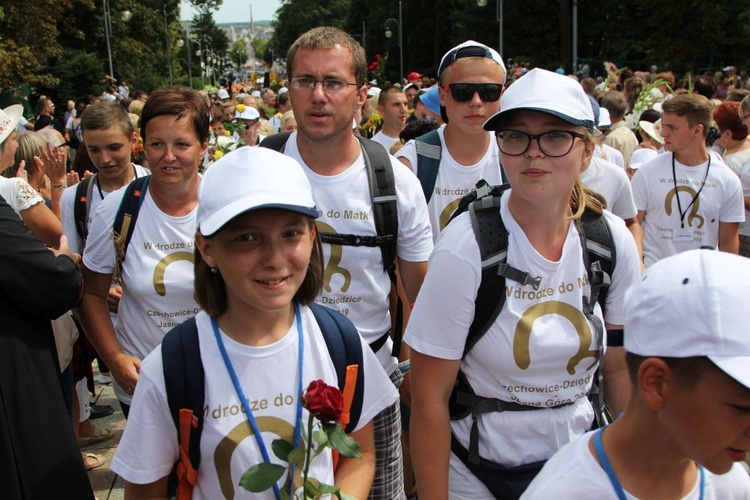 Powitanie 18. Pielgrzymki Czechowickiej na Jasnej Górze - 2019