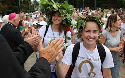 Powitanie 18. Pielgrzymki Czechowickiej na Jasnej Górze - 2019