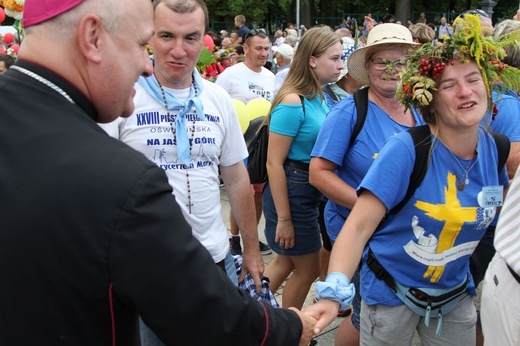 Powitanie 36. Pielgrzymki Oświęcimskiej na Jasnej Górze - 2019 - cz. 2