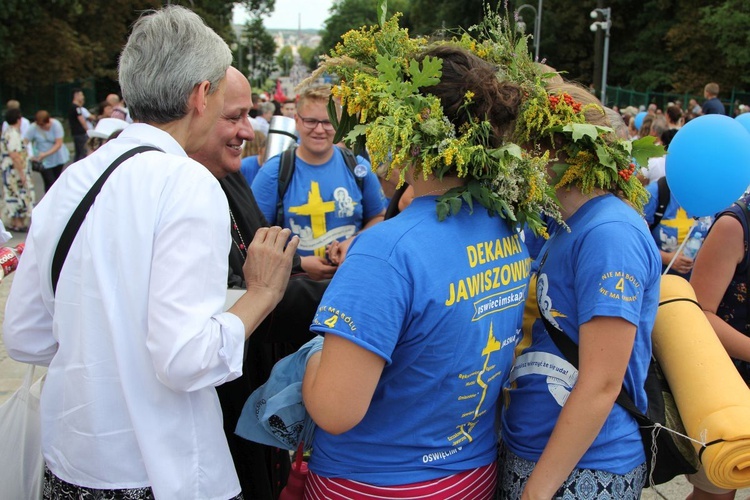 Powitanie 36. Pielgrzymki Oświęcimskiej na Jasnej Górze - 2019 - cz. 2