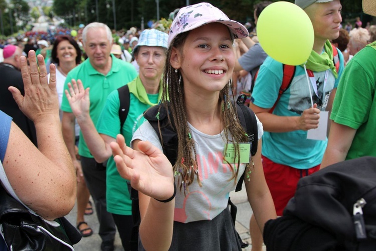 Powitanie 36. Pielgrzymki Oświęcimskiej na Jasnej Górze - 2019 - cz. 1