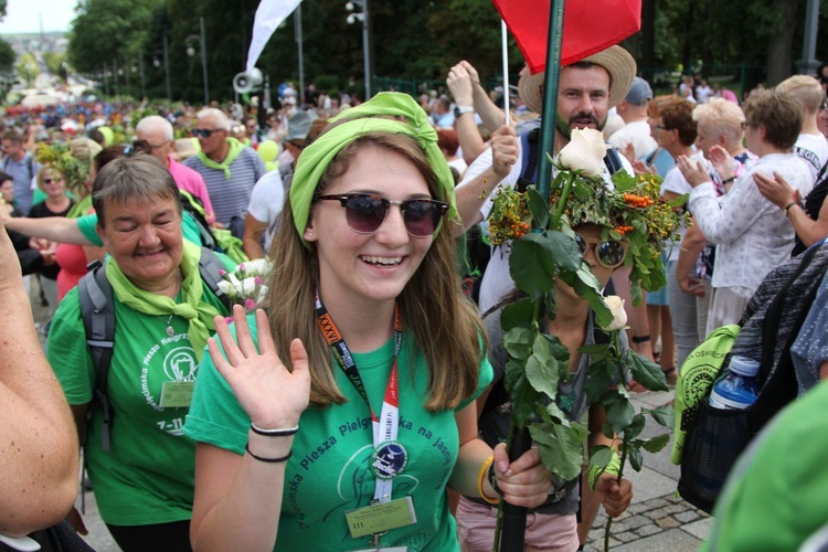 Powitanie 36. Pielgrzymki Oświęcimskiej na Jasnej Górze - 2019 - cz. 1