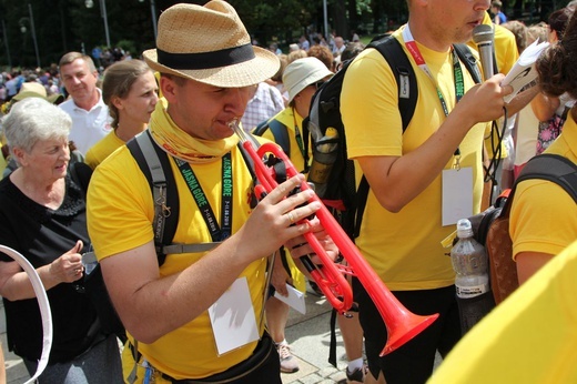 Powitanie 36. Pielgrzymki Oświęcimskiej na Jasnej Górze - 2019 - cz. 1