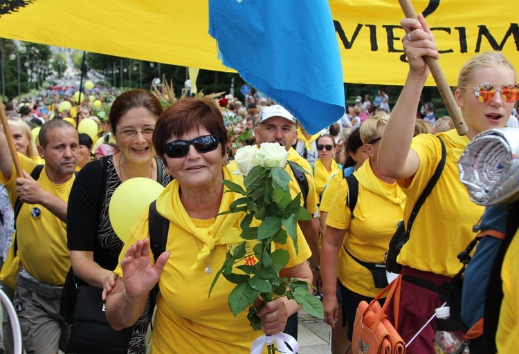 Powitanie 36. Pielgrzymki Oświęcimskiej na Jasnej Górze - 2019 - cz. 1