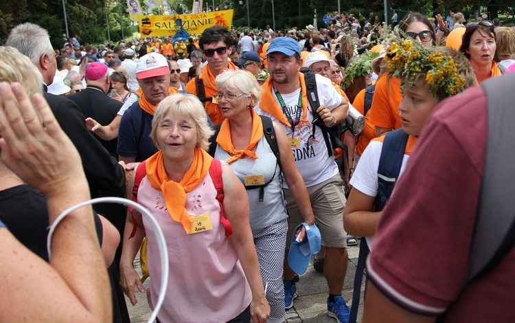 Powitanie 36. Pielgrzymki Oświęcimskiej na Jasnej Górze - 2019 - cz. 1