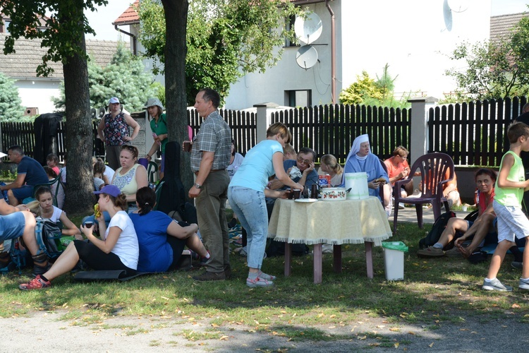 Pielgrzymkowy postój w Suchym Borze