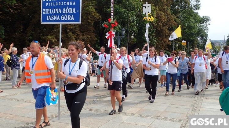 Zakończenie pieszej pielgrzyki na Jasnej Górze