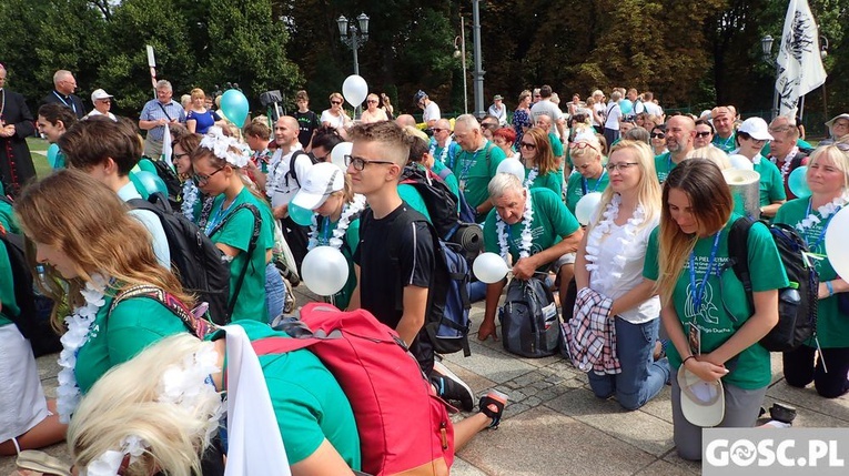 Zakończenie pieszej pielgrzyki na Jasnej Górze
