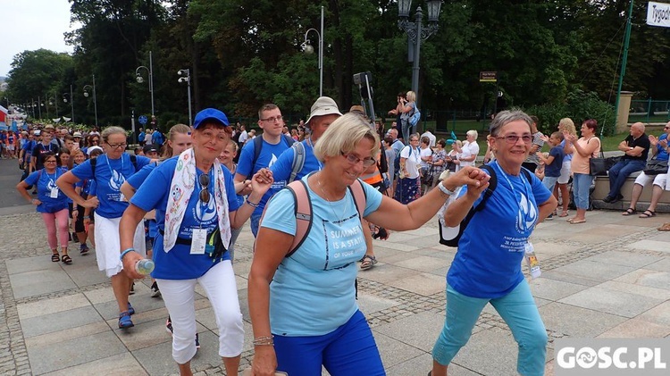 Zakończenie pieszej pielgrzyki na Jasnej Górze