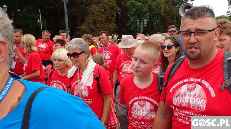 Zakończenie pieszej pielgrzyki na Jasnej Górze