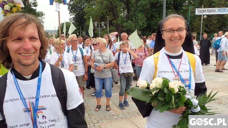 Zakończenie pieszej pielgrzyki na Jasnej Górze