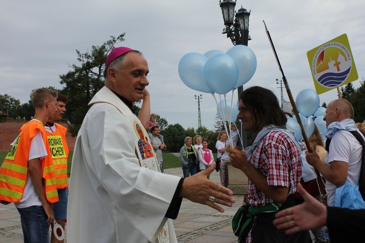 Wejście Pieszej Pielgrzymki na Jasną Górę