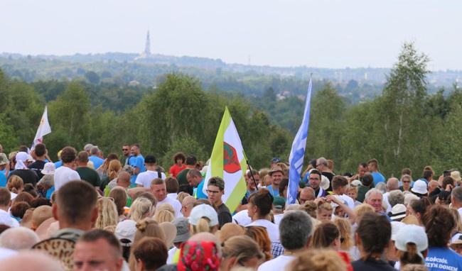 Pielgrzymi na Przeprośnej Górce