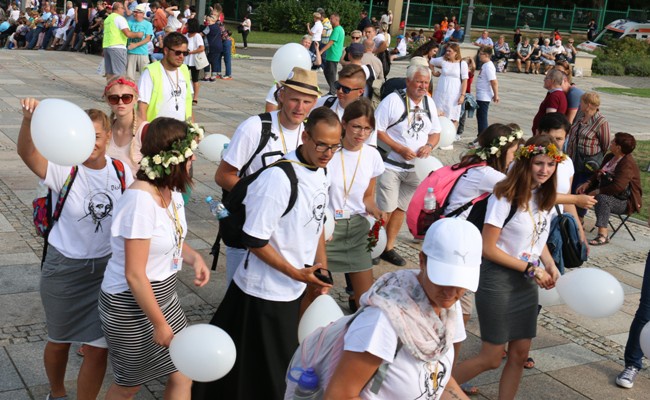 Pielgrzymka radomska - kolumny radomskie