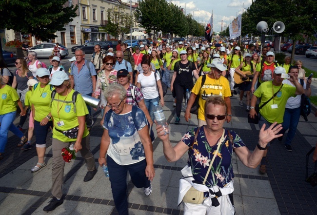 Pielgrzymka radomska - kolumny radomskie