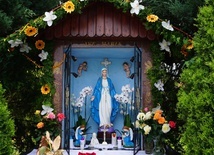 Parafianie z Witoszowa modlą się przy tej kapliczce także w maju i październiku.
