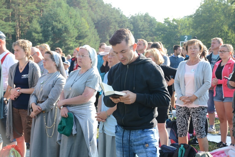 Poranek na polanie w Pietraszowie