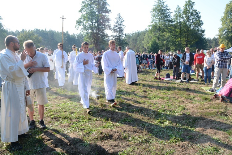 Poranek na polanie w Pietraszowie