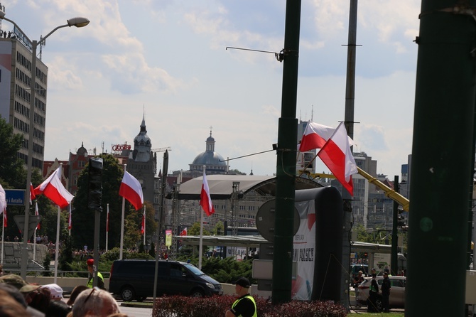 Katowice. Defilada "Wierni Polsce"