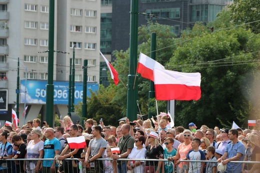 Katowice. Defilada "Wierni Polsce"