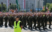 Katowice. Defilada "Wierni Polsce"