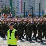 Katowice. Defilada "Wierni Polsce"