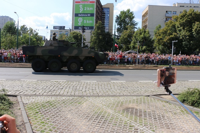 Katowice. Defilada "Wierni Polsce"