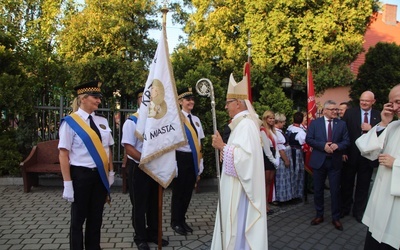 Tychy. Modlitwa za powstańców w miejscu jednej z bitew I powstania śląskiego