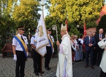 Tychy. Modlitwa za powstańców w miejscu jednej z bitew I powstania śląskiego