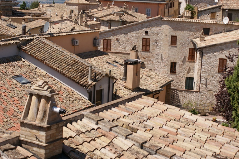 Młodzież ze Świętej Katarzyny w Asyżu