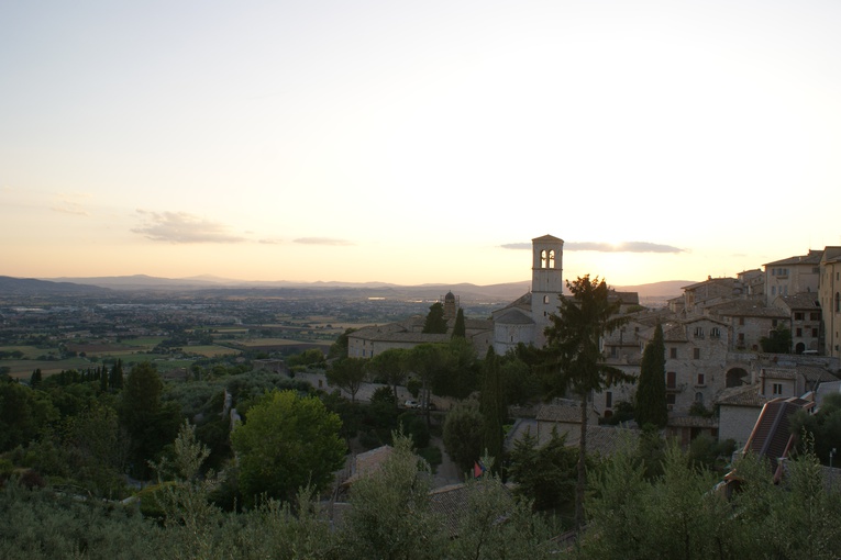 Młodzież ze Świętej Katarzyny w Asyżu