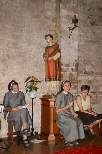 Młodzież ze Świętej Katarzyny w Asyżu